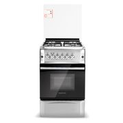 Cocina 4 Hornallas Grill 50x55cm Inox